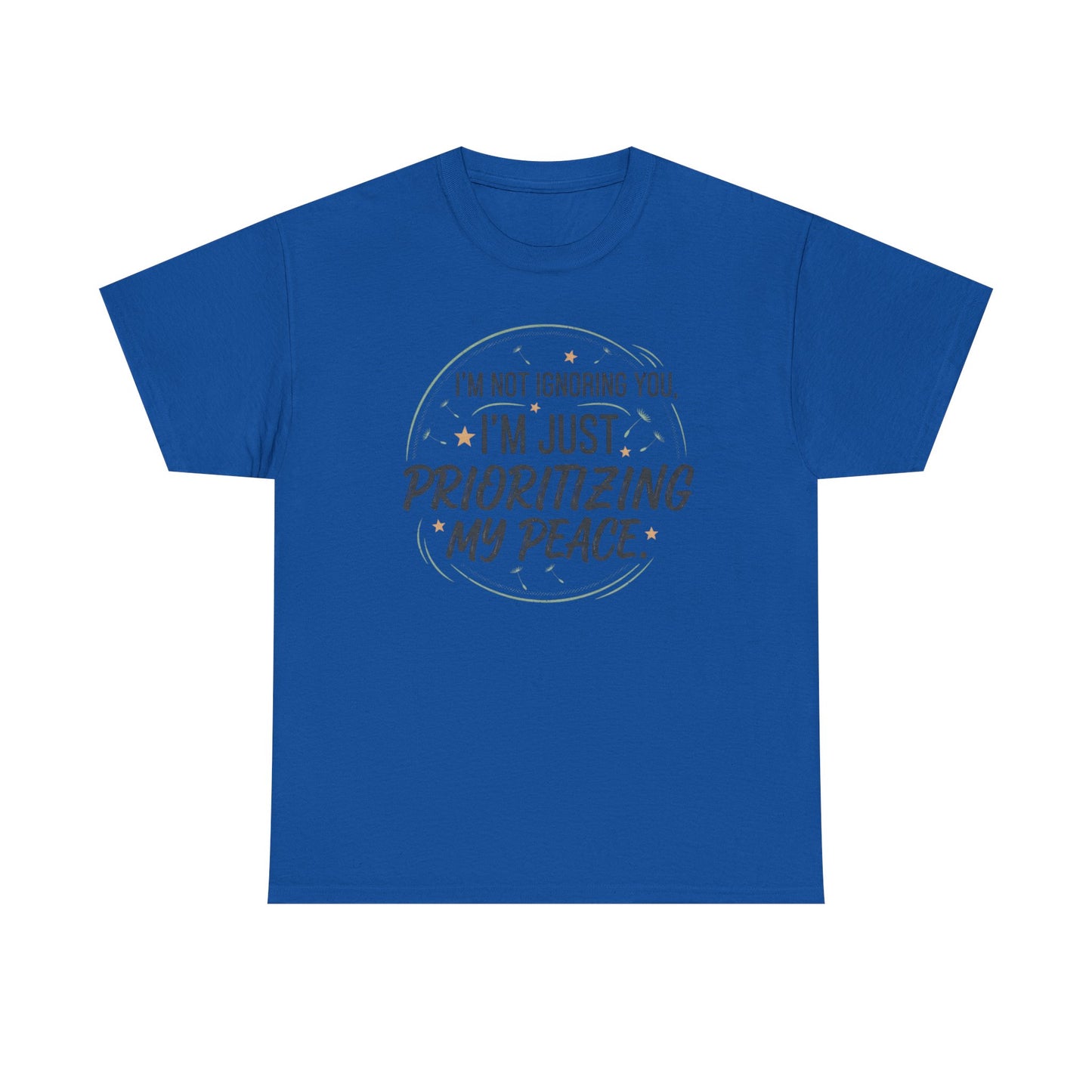 Prioritizing My Peace T-Shirt | Self Care Quote Tee