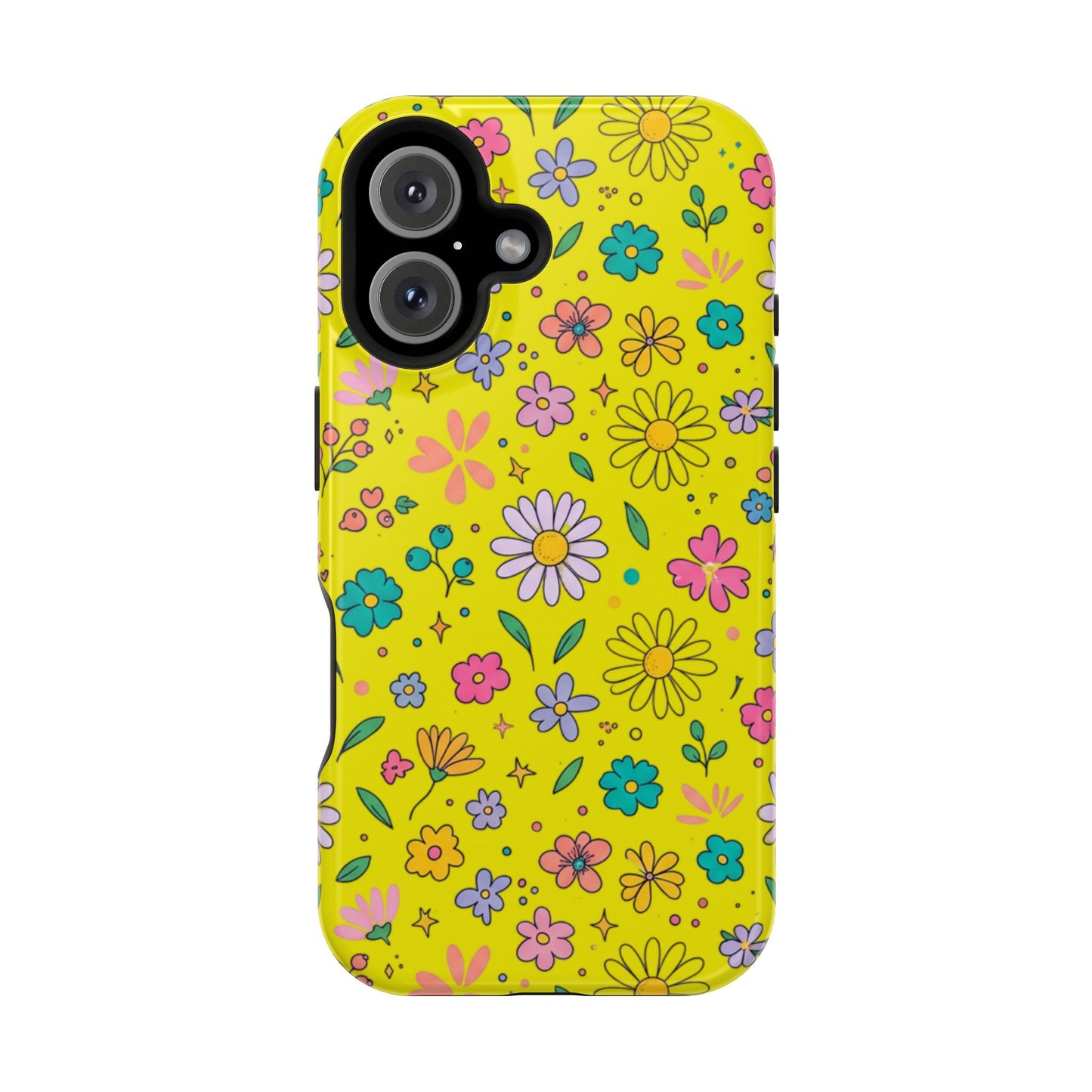 Floral Ditsy Phone Case — Magnetic Impact-Resistant Protective Cover