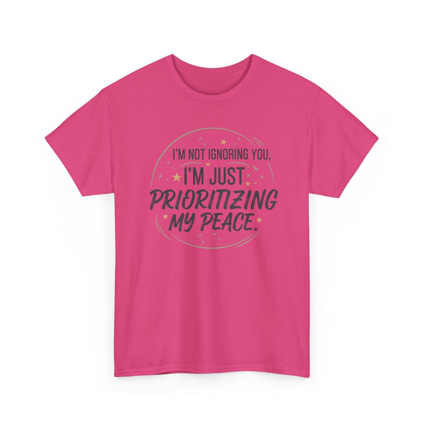 Prioritizing My Peace T-Shirt | Self Care Quote Tee