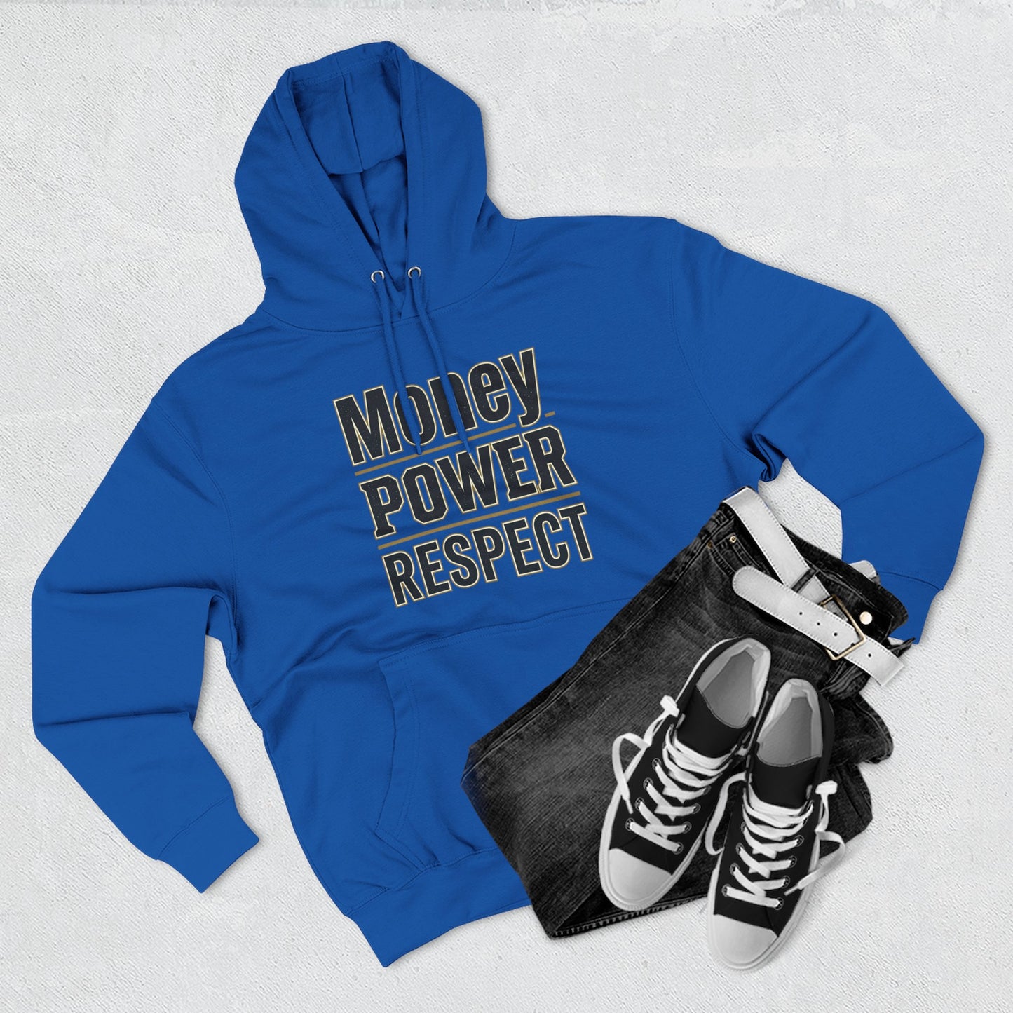Money • Power • Respect Hoodie – Bold Graphic Fleece Pullover