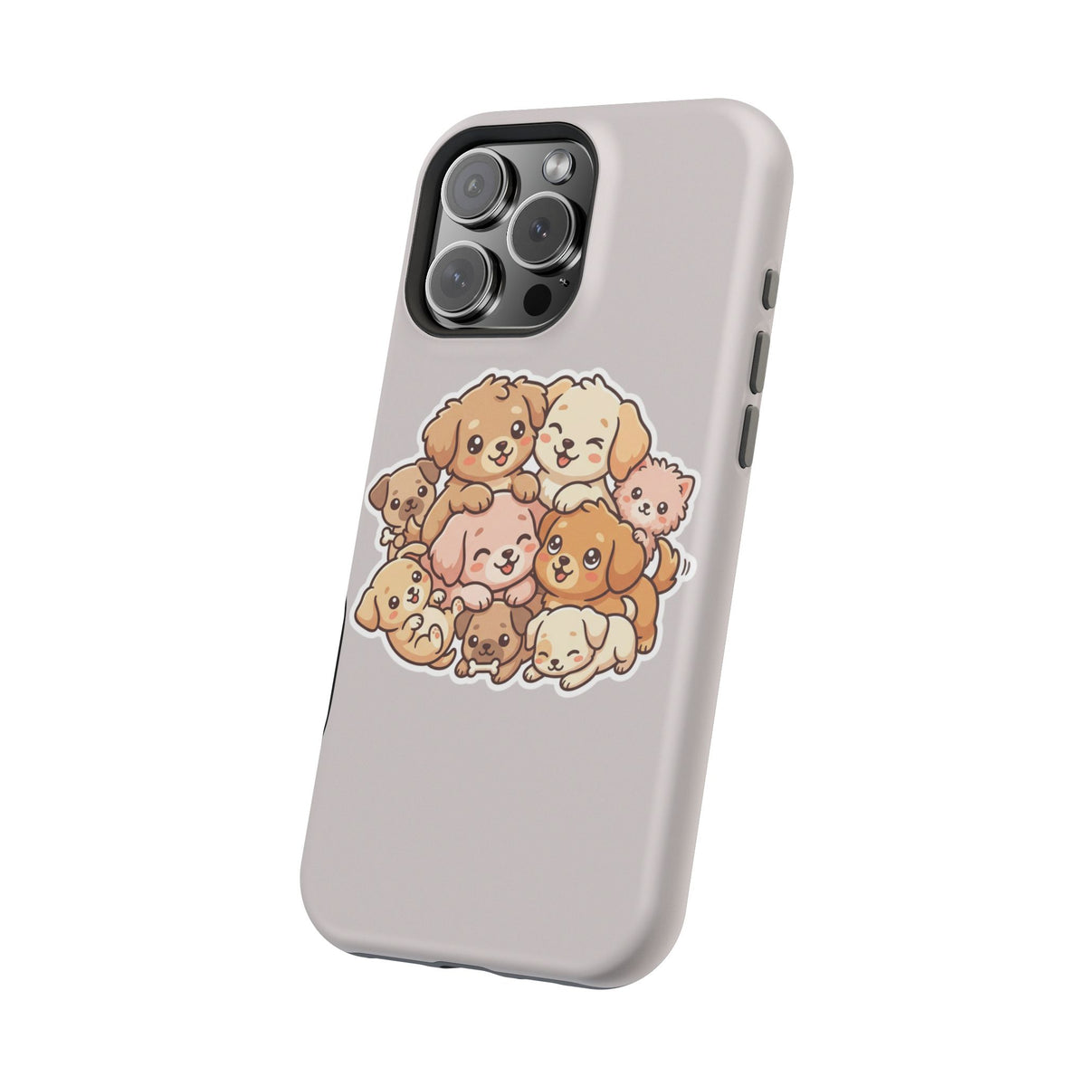 Cute Puppy Pile Magnetic Impact-Resistant Phone Case