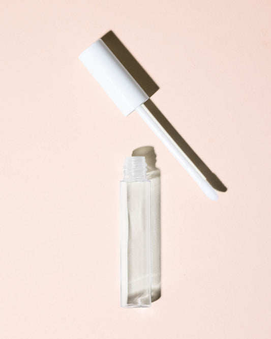 0.27oz / 8ml lip gloss tube with applicator