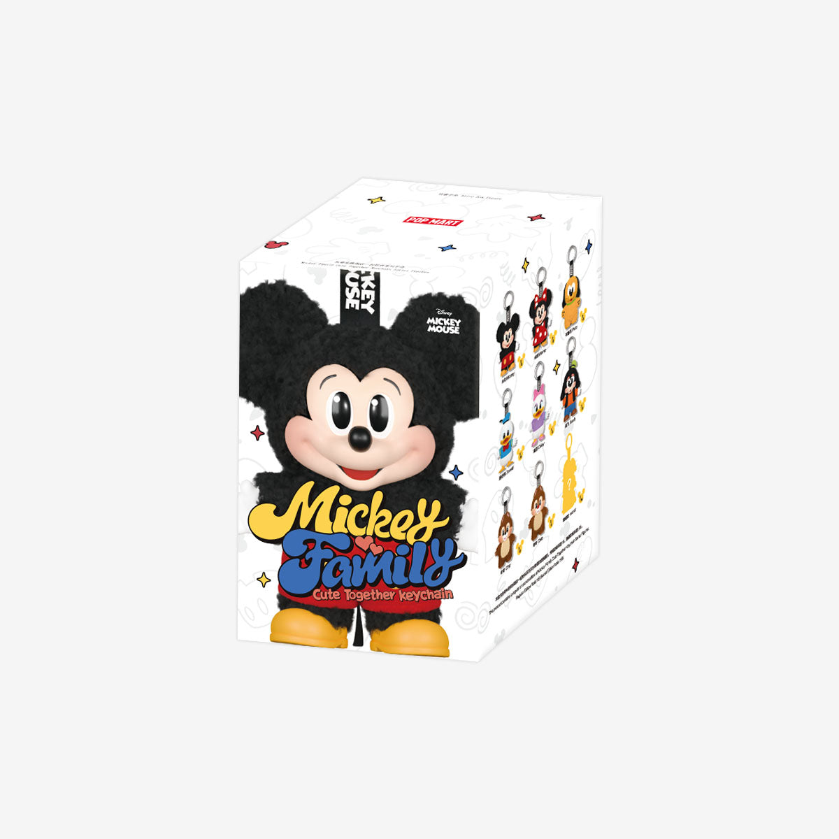 POPmart Mickey Mouse Family Cute Together Keychain Blind Box Figure - Disney Collectible