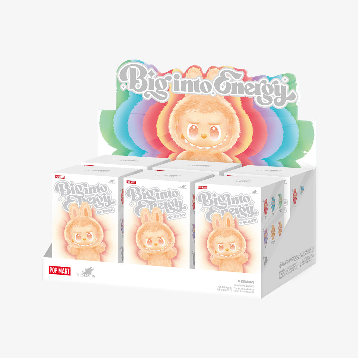 LABUBU Big into Energy Series Vinyl Plush Pendant Blind Box - POP MART The Monsters