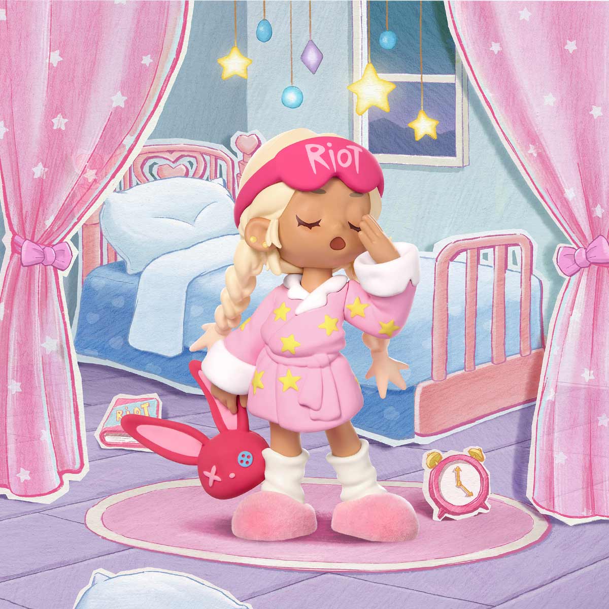 POP MART Lil Peach Riot Sleepover Series Blind Box Figure