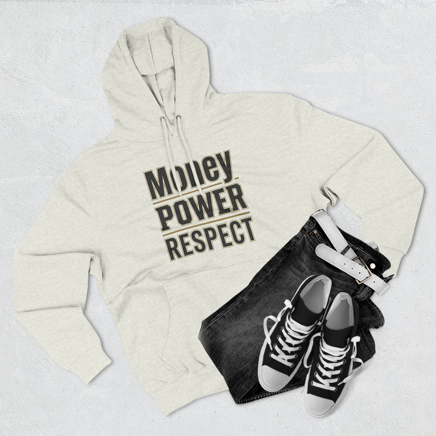 Money • Power • Respect Hoodie – Bold Graphic Fleece Pullover
