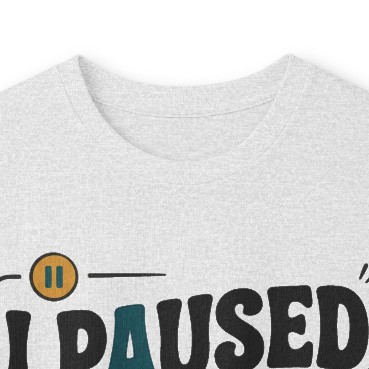 Long Sleeve Tee — "I Paused My Life For This" Retro Graphic