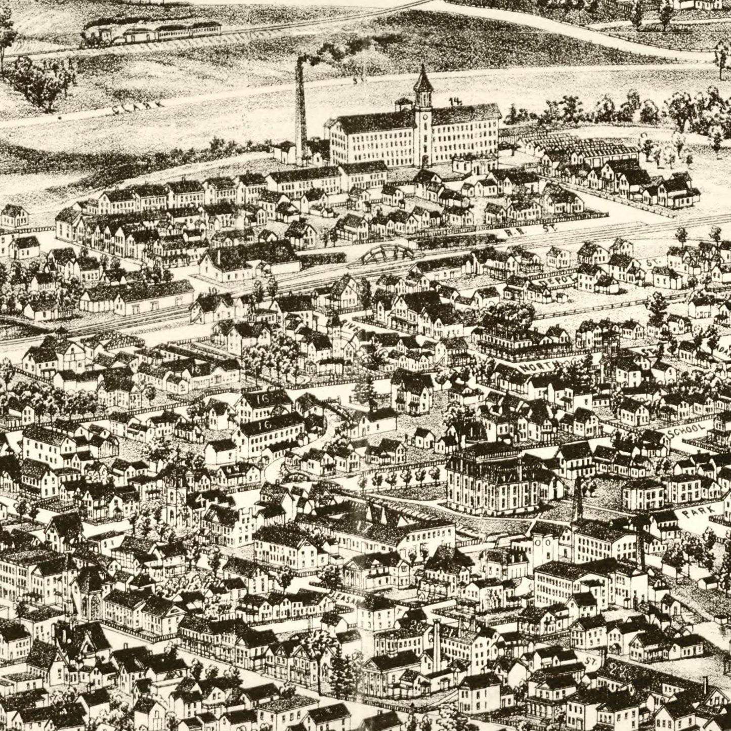 Vintage Map of Bennington, Virginia 1905