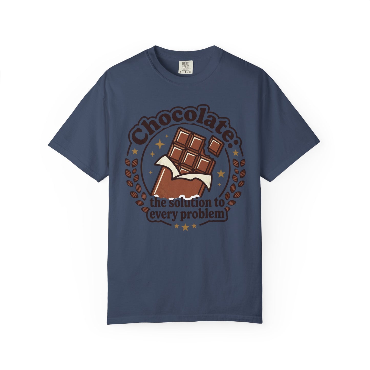 Chocolate the solution to every problem T-Shirt | Graphic Tee