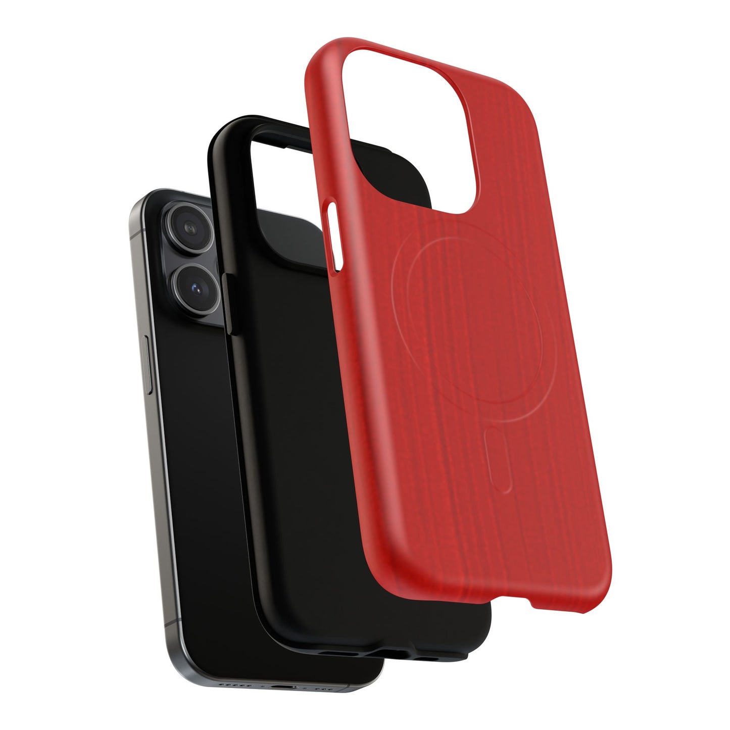 Red Magnetic Phone Case | Tough Magnetic Case, MagSafe Compatible