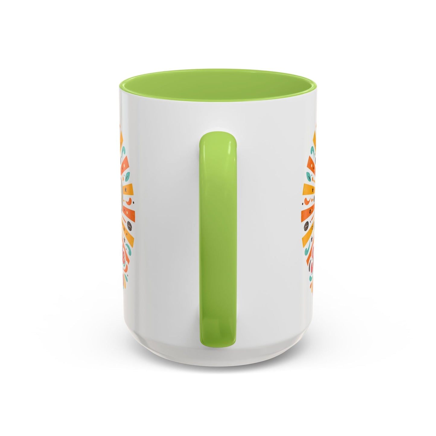 My Favorite Coffee Cup Accent Mug — Colorful Ceramic Coffee Mug (11/15oz)