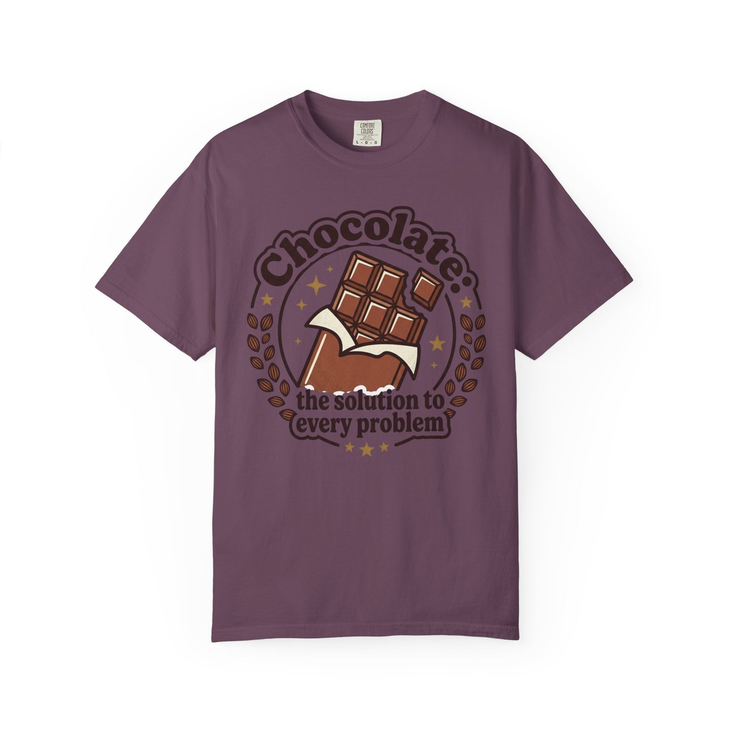 Chocolate the solution to every problem T-Shirt | Graphic Tee