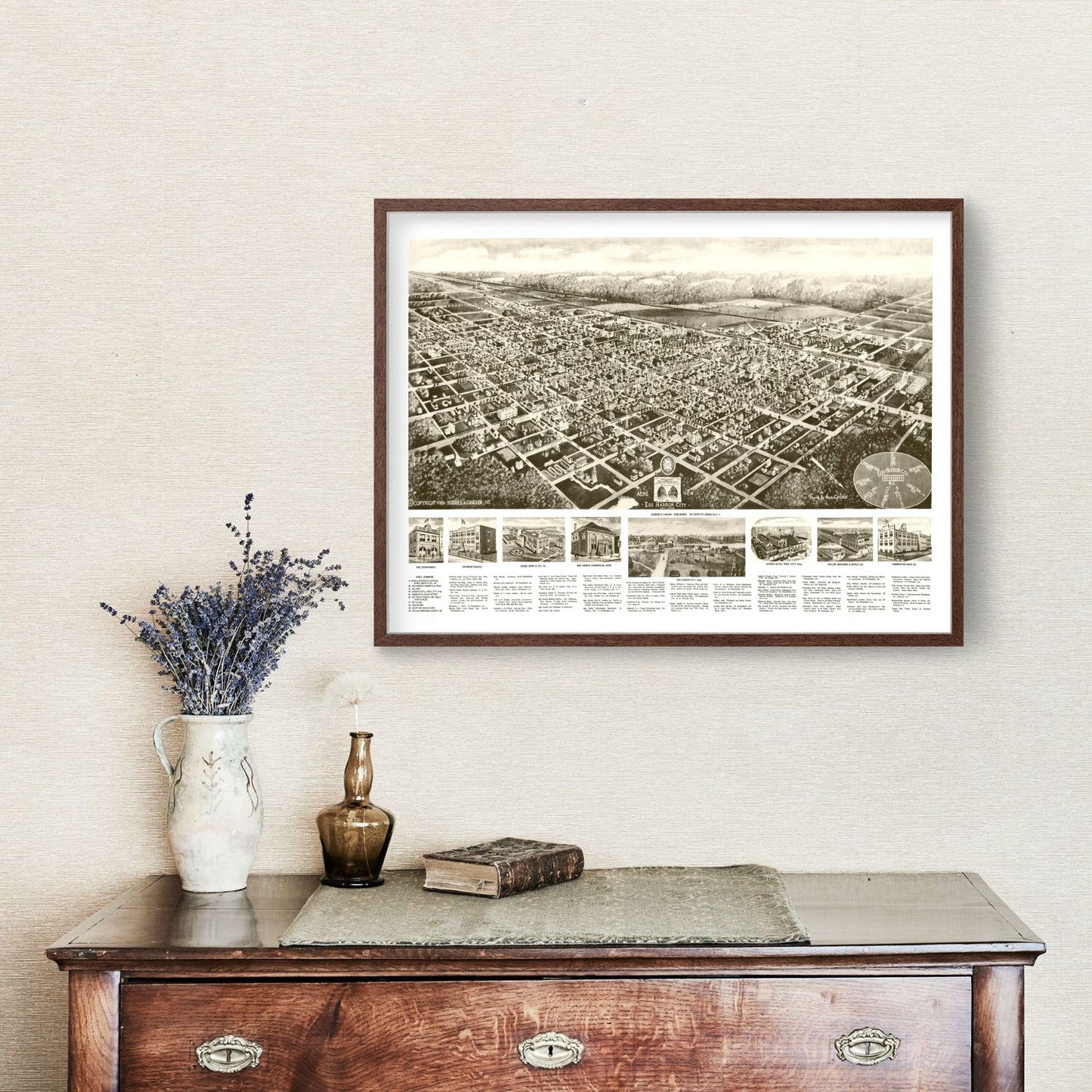 Vintage Map of Egg Harbor City, New Jersey 1924