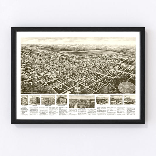 Vintage Map of Egg Harbor City, New Jersey 1924