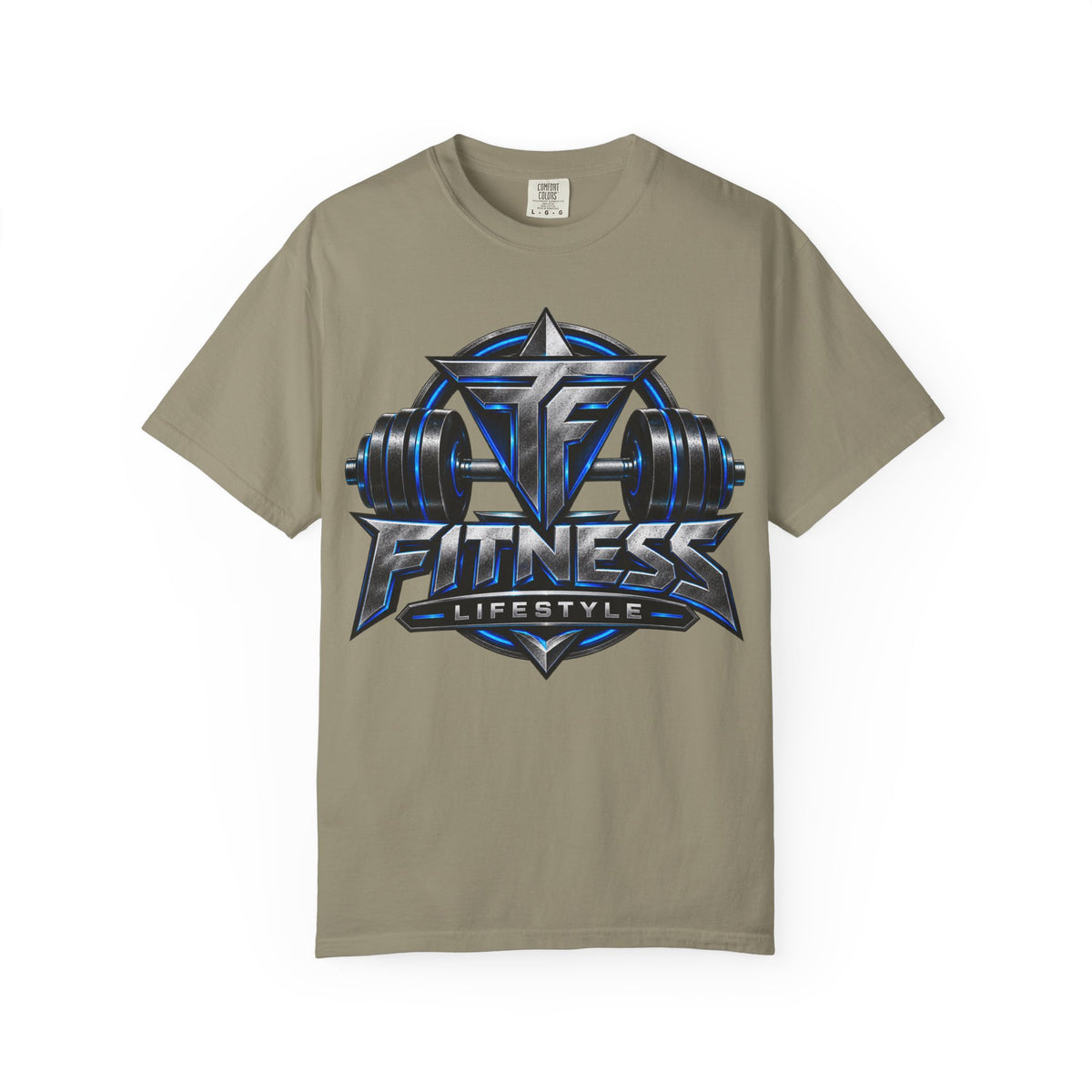 Fitness Lifestyle T-Shirt — Barbell Logo Gym Tee