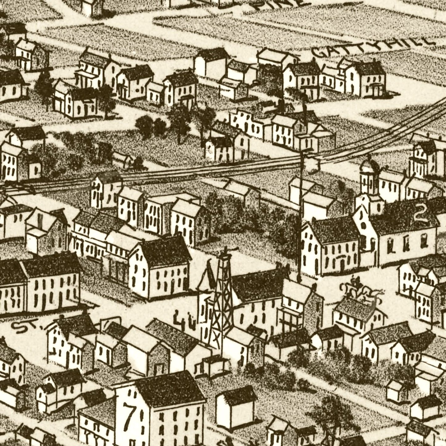Vintage Map of Harmony, Pennsylvania 1901