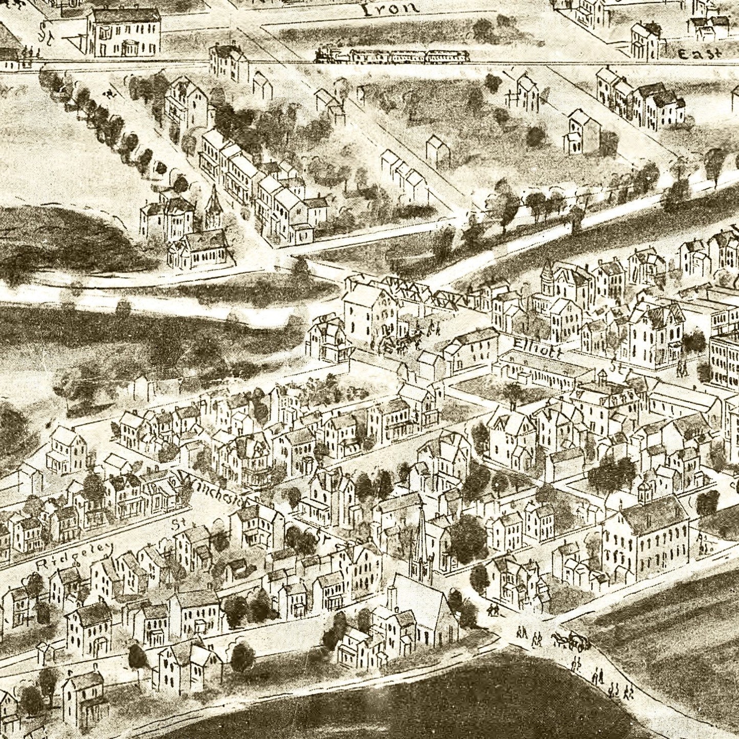 Vintage Map of Orbisonia, Pennsylvania 1906