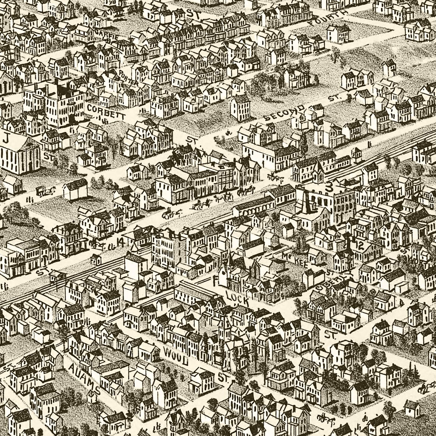 Vintage Map of Tarentum, Pennsylvania 1901