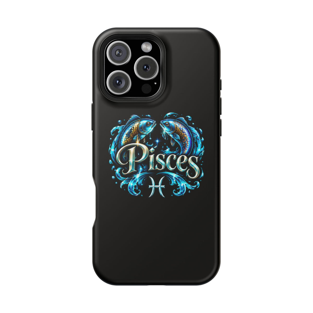 Pisces Magnetic Impact-Resistant Phone Case — Zodiac Fish Astrology Design