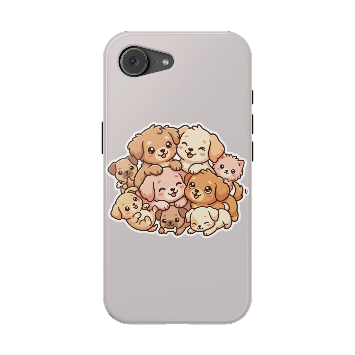Cute Puppy Pile Magnetic Impact-Resistant Phone Case