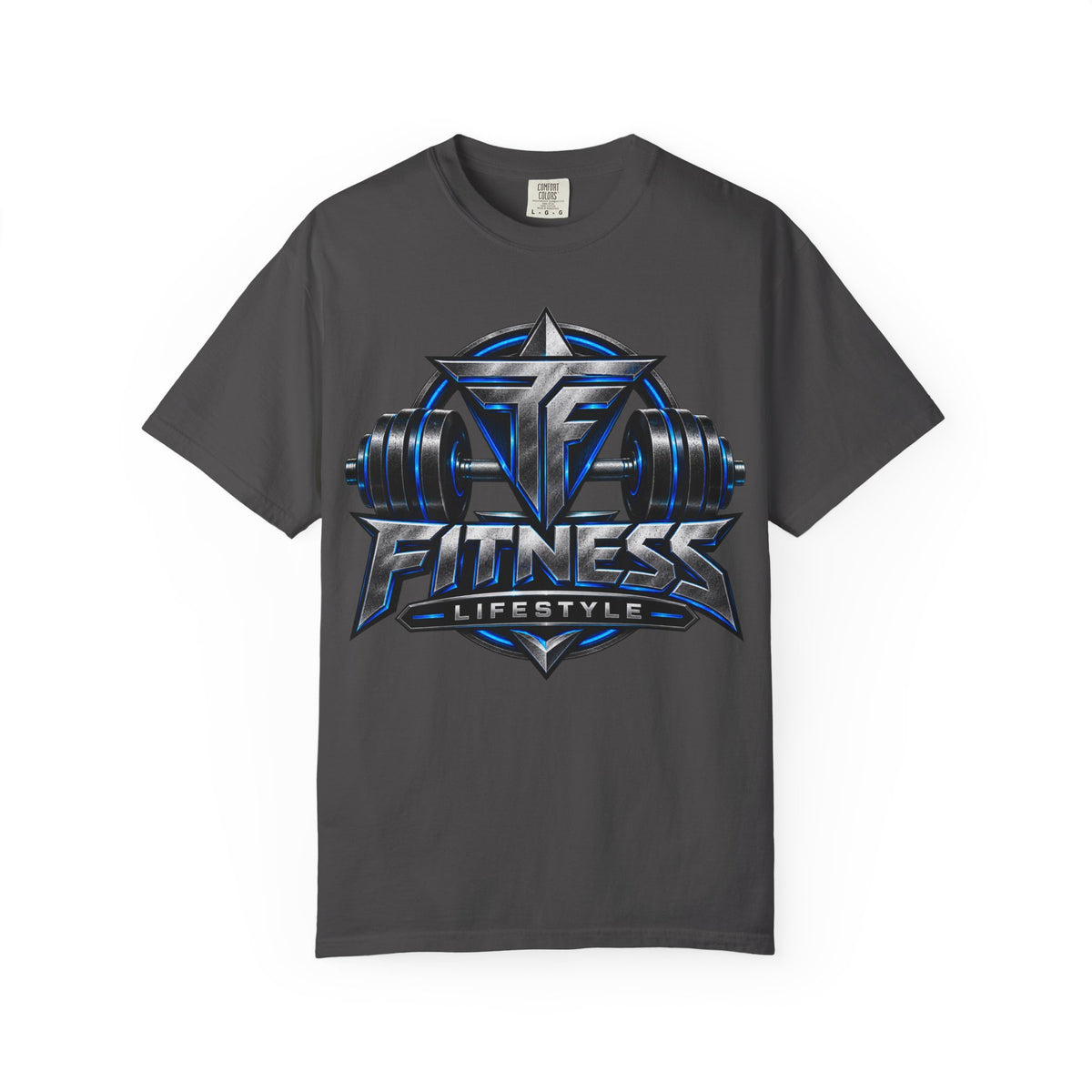 Fitness Lifestyle T-Shirt — Barbell Logo Gym Tee