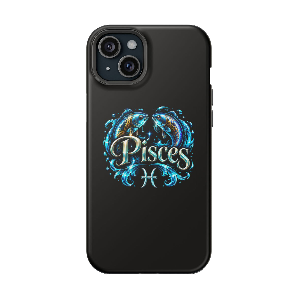 Pisces Magnetic Impact-Resistant Phone Case — Zodiac Fish Astrology Design