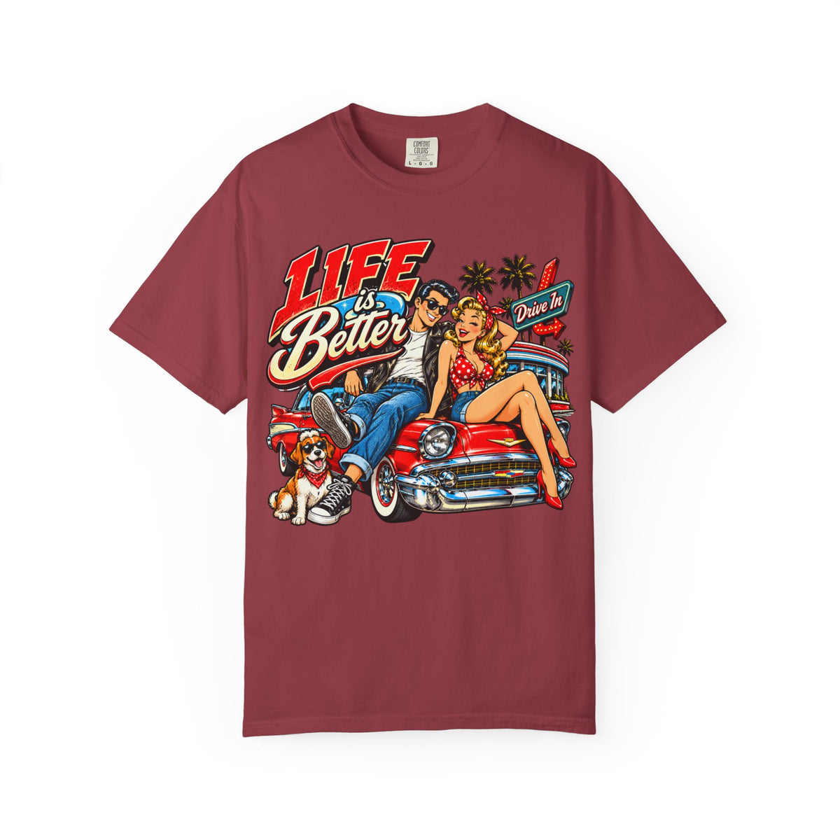 Life Is Better Drive-In Vintage T-Shirt