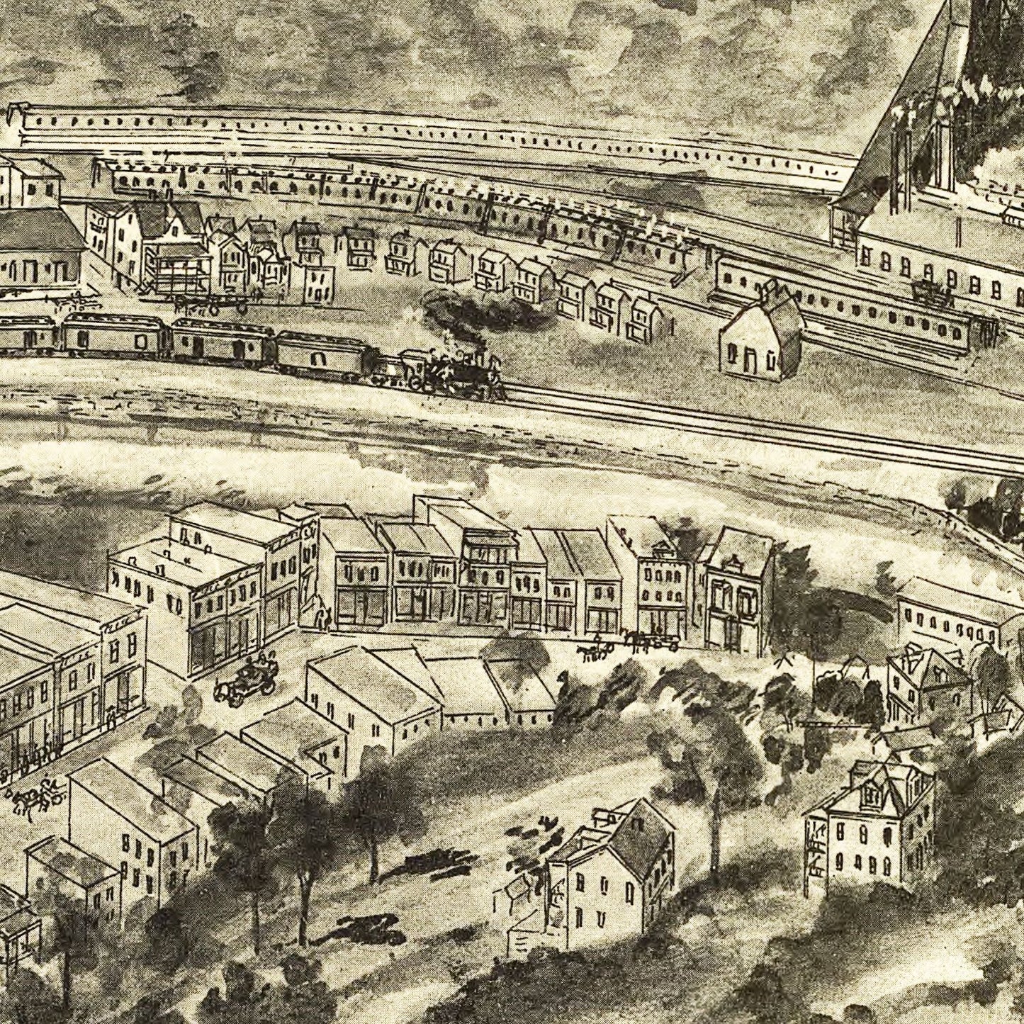 Vintage Map of Keystone, West Virginia 1911