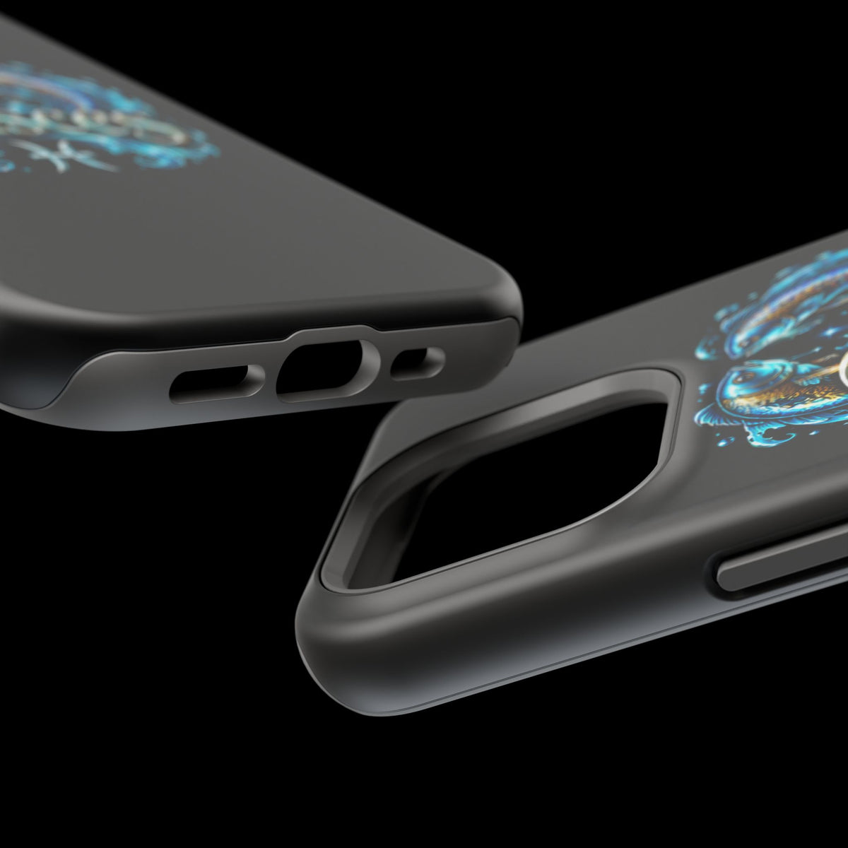 Pisces Magnetic Impact-Resistant Phone Case — Zodiac Fish Astrology Design