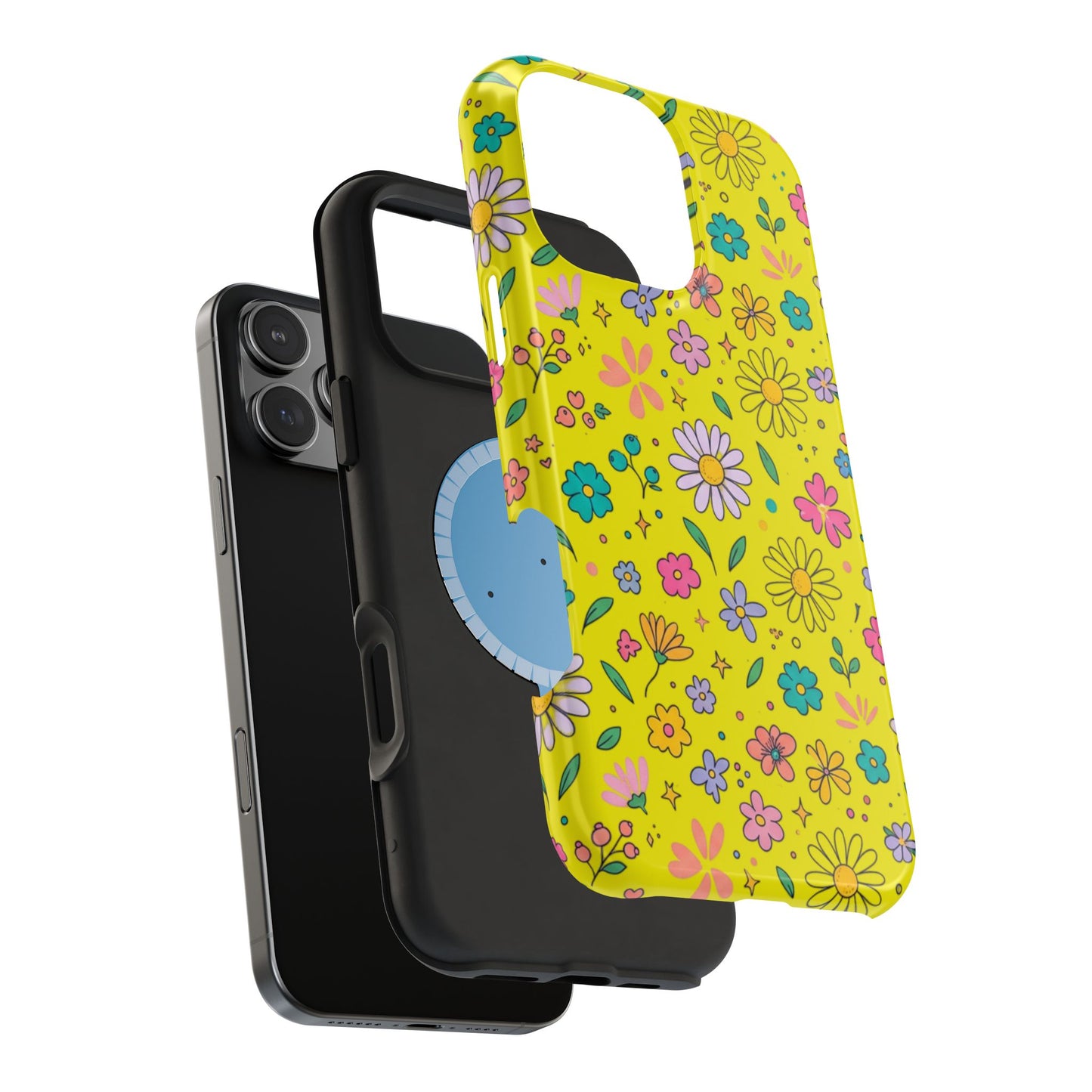 Floral Ditsy Phone Case — Magnetic Impact-Resistant Protective Cover