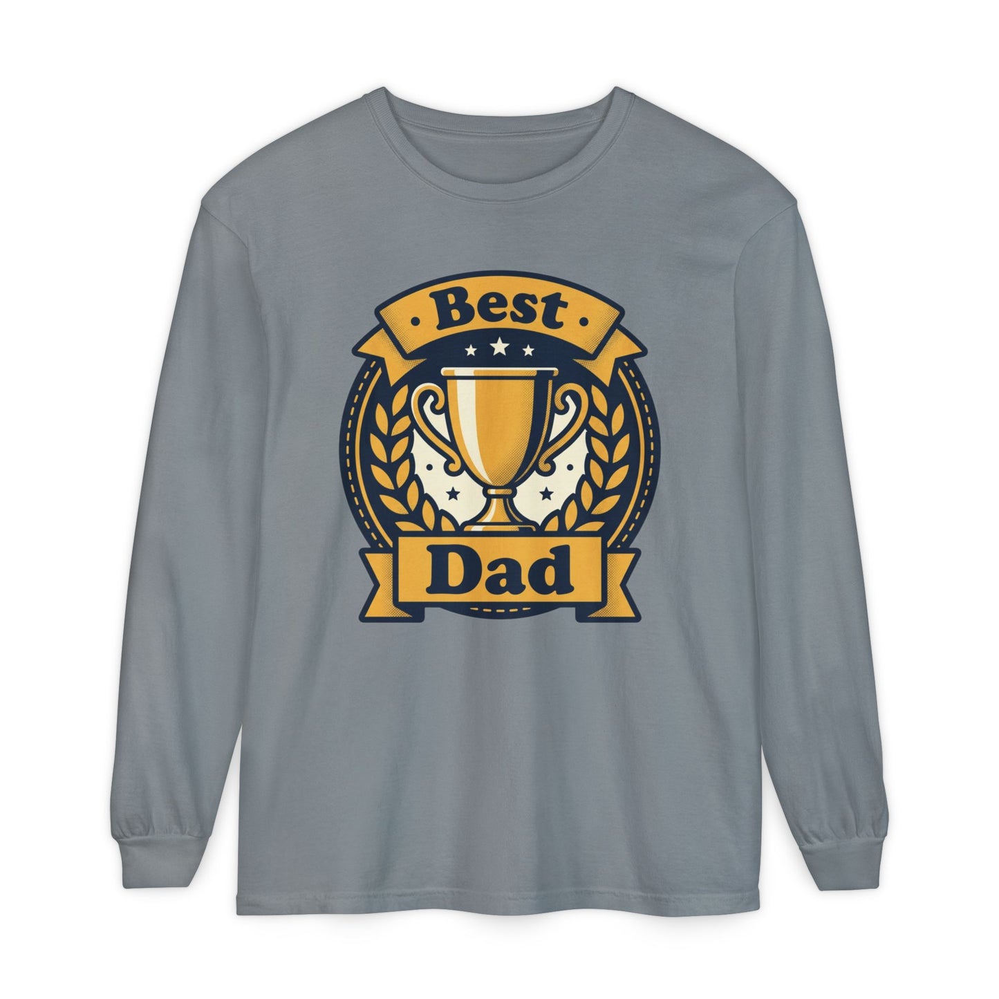 Best Dad Trophy Long Sleeve T-Shirt — Father’s Day Gift