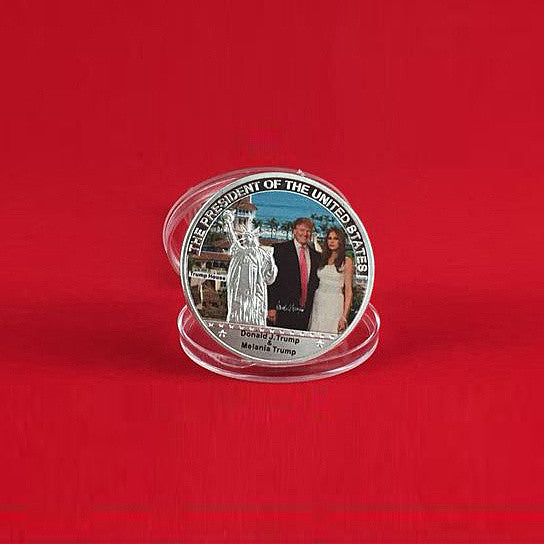 The First Couple Commemorative Coin With Donald And Melania Trump