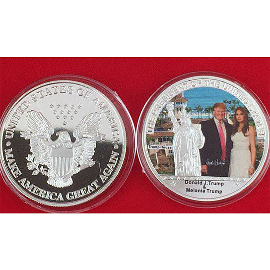 The First Couple Commemorative Coin With Donald And Melania Trump