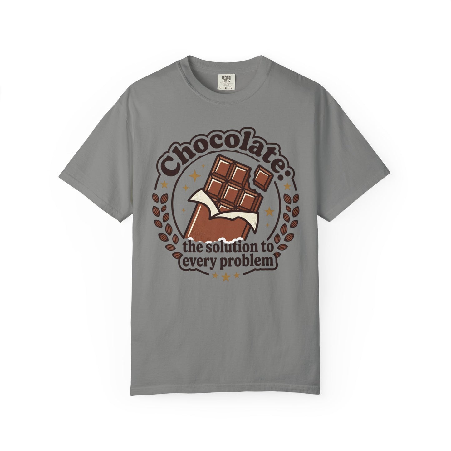 Chocolate the solution to every problem T-Shirt | Graphic Tee