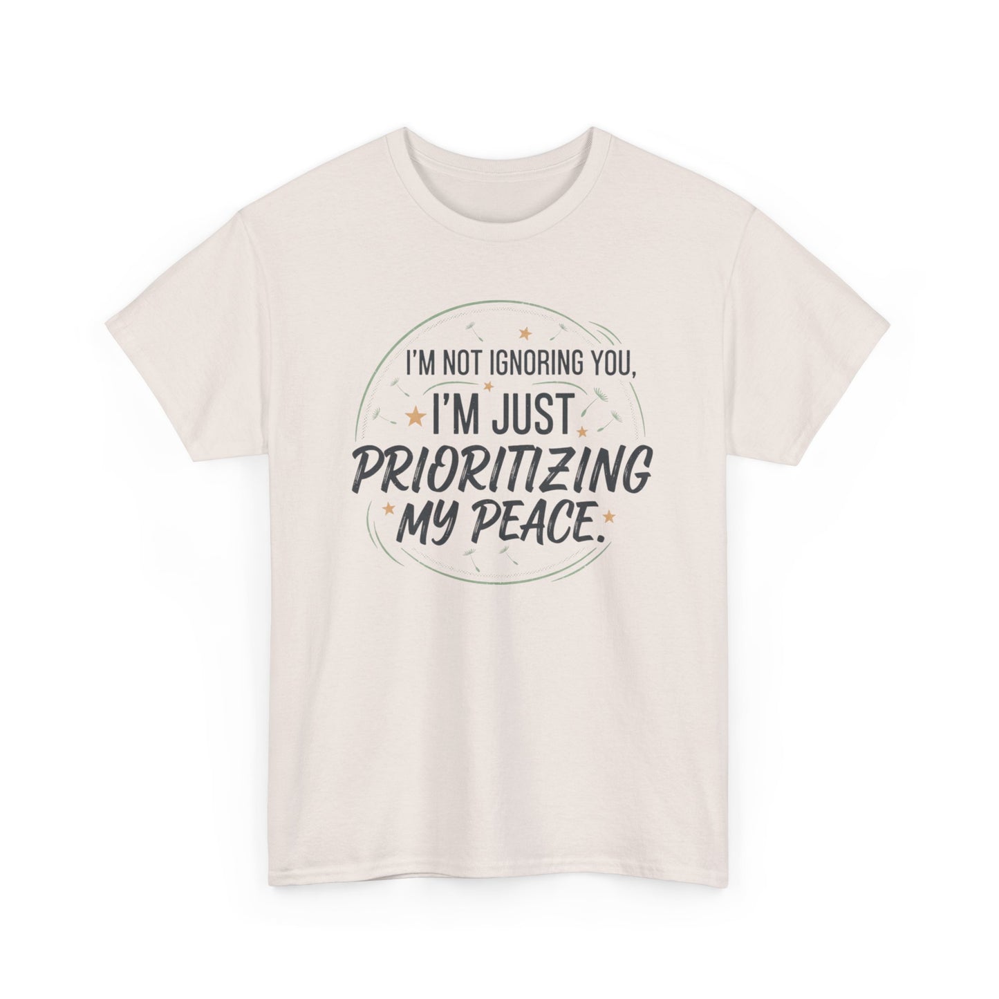 Prioritizing My Peace T-Shirt | Self Care Quote Tee