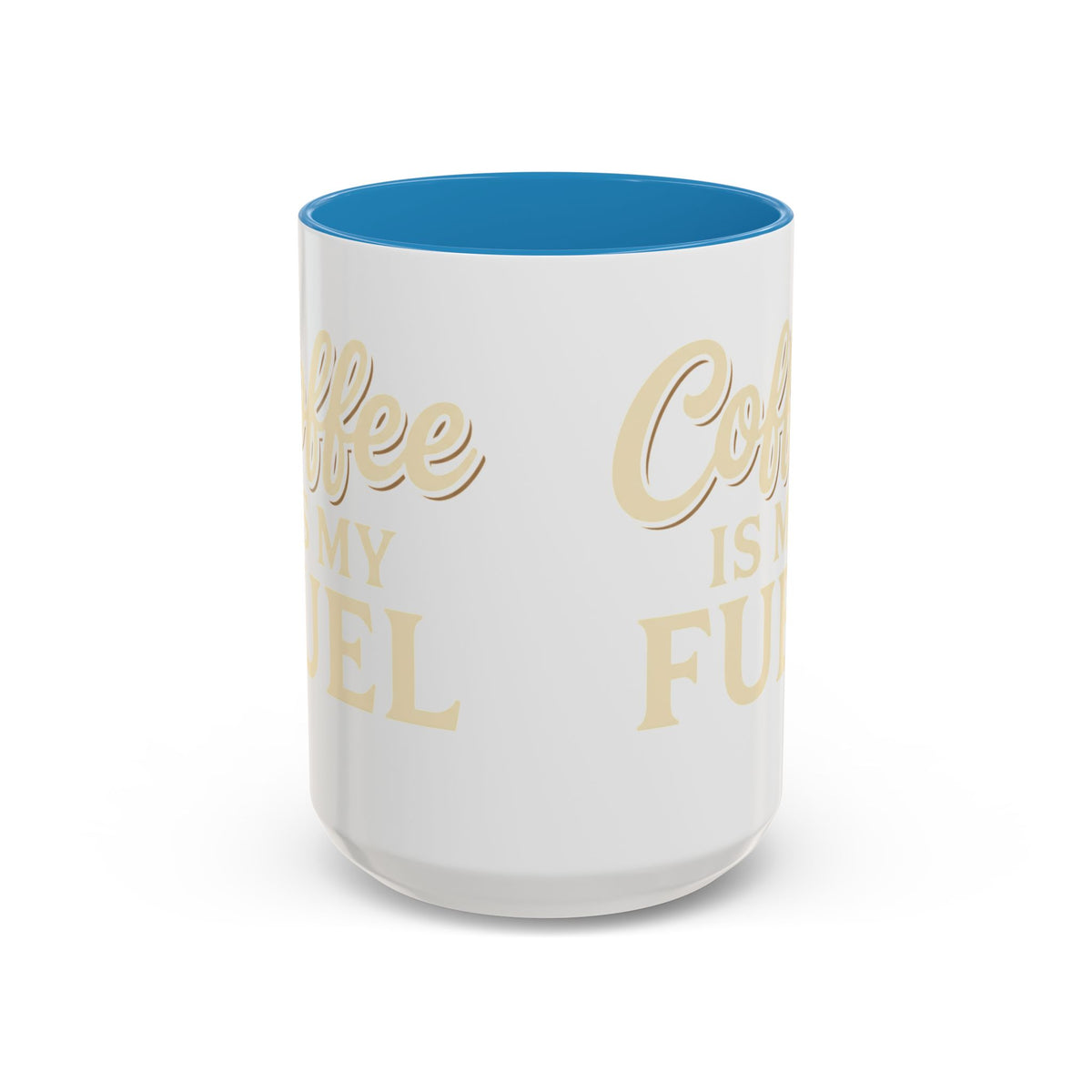 Coffee Is My Fuel Accent Coffee Mug — 11/15oz Ceramic Gift for Coffee Lovers