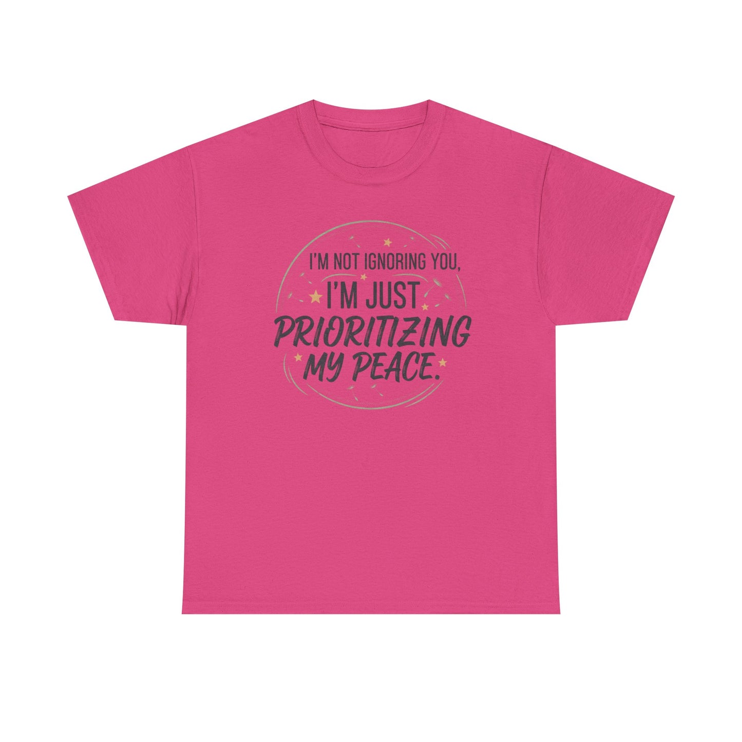 Prioritizing My Peace T-Shirt | Self Care Quote Tee