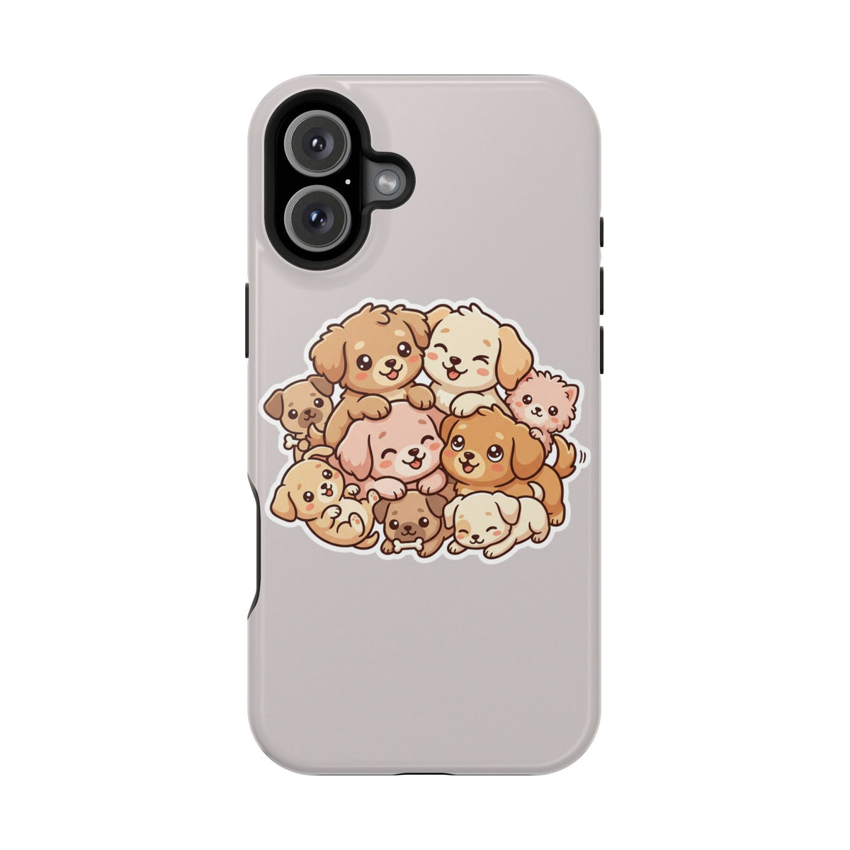 Cute Puppy Pile Magnetic Impact-Resistant Phone Case