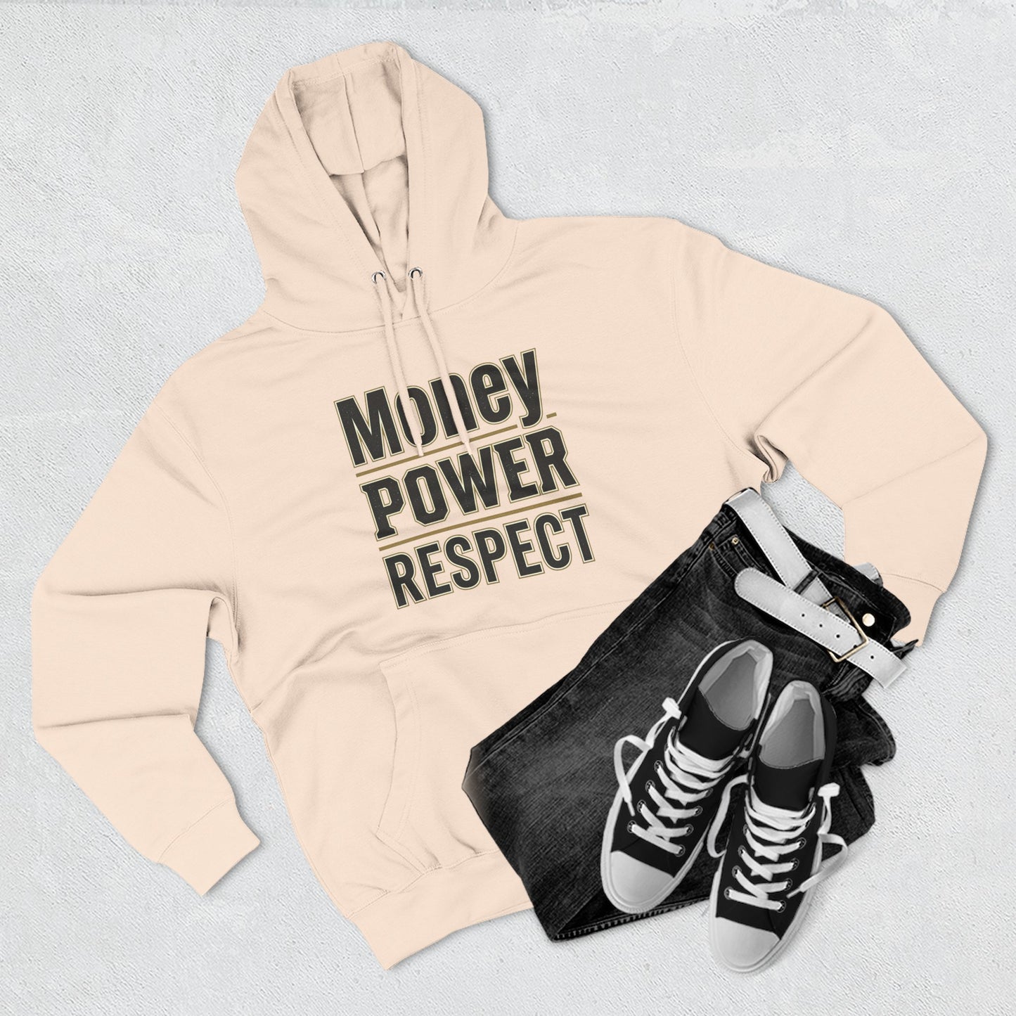 Money • Power • Respect Hoodie – Bold Graphic Fleece Pullover