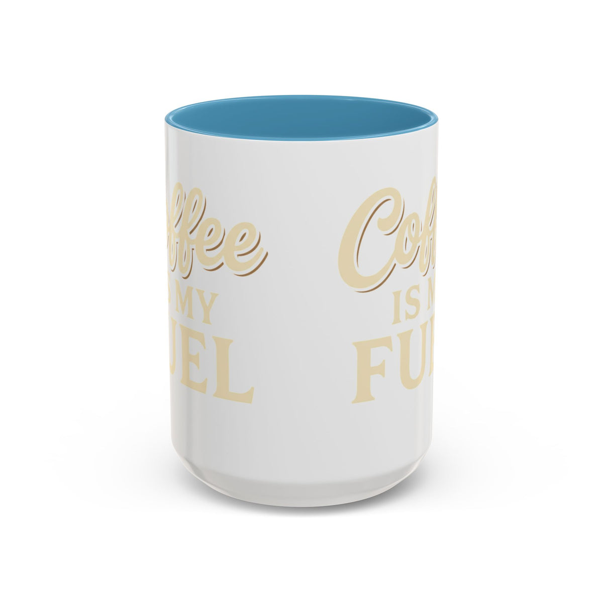 Coffee Is My Fuel Accent Coffee Mug — 11/15oz Ceramic Gift for Coffee Lovers