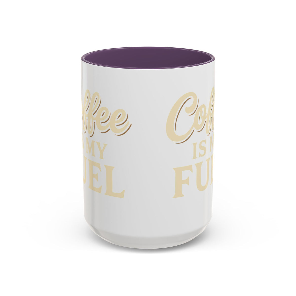 Coffee Is My Fuel Accent Coffee Mug — 11/15oz Ceramic Gift for Coffee Lovers