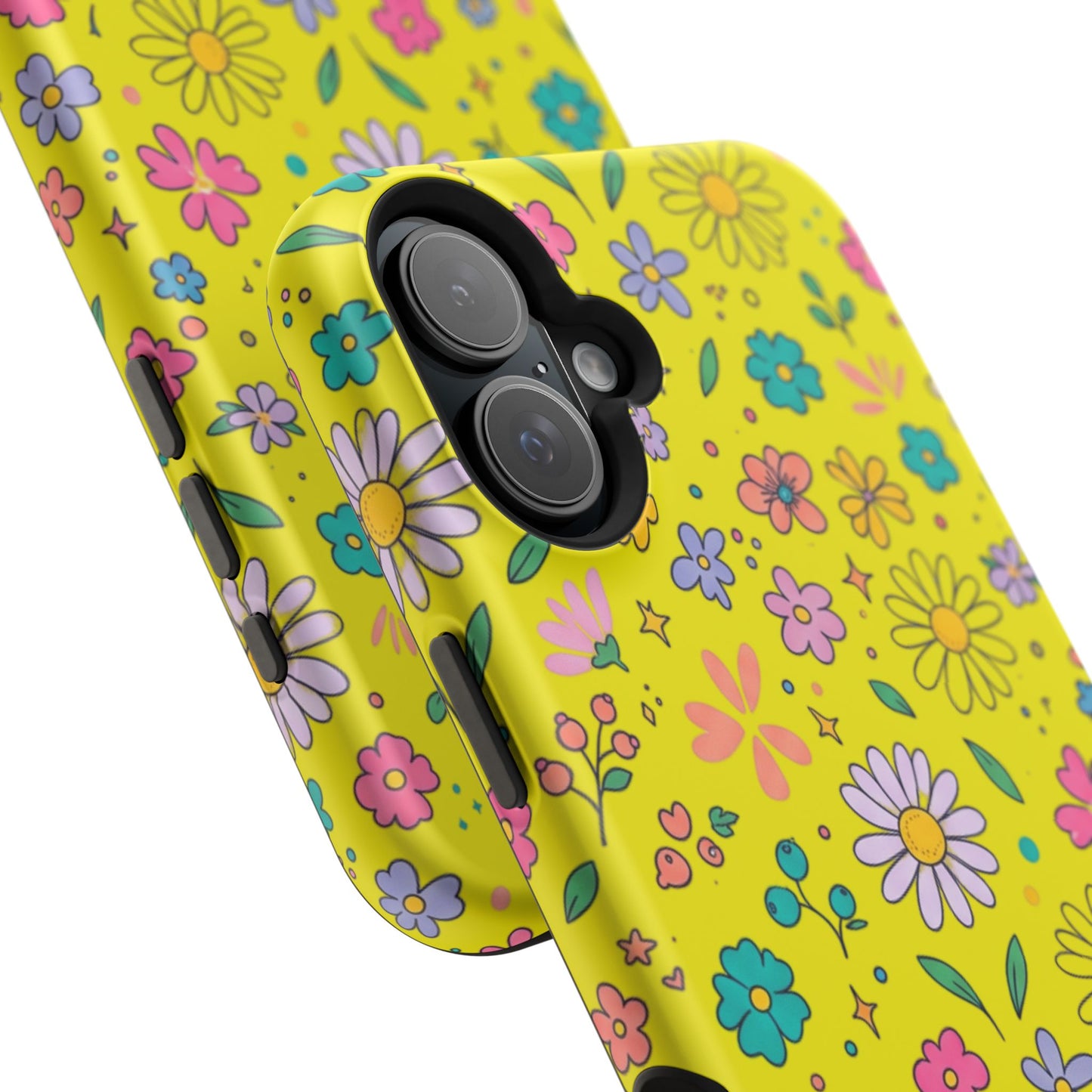 Floral Ditsy Phone Case — Magnetic Impact-Resistant Protective Cover
