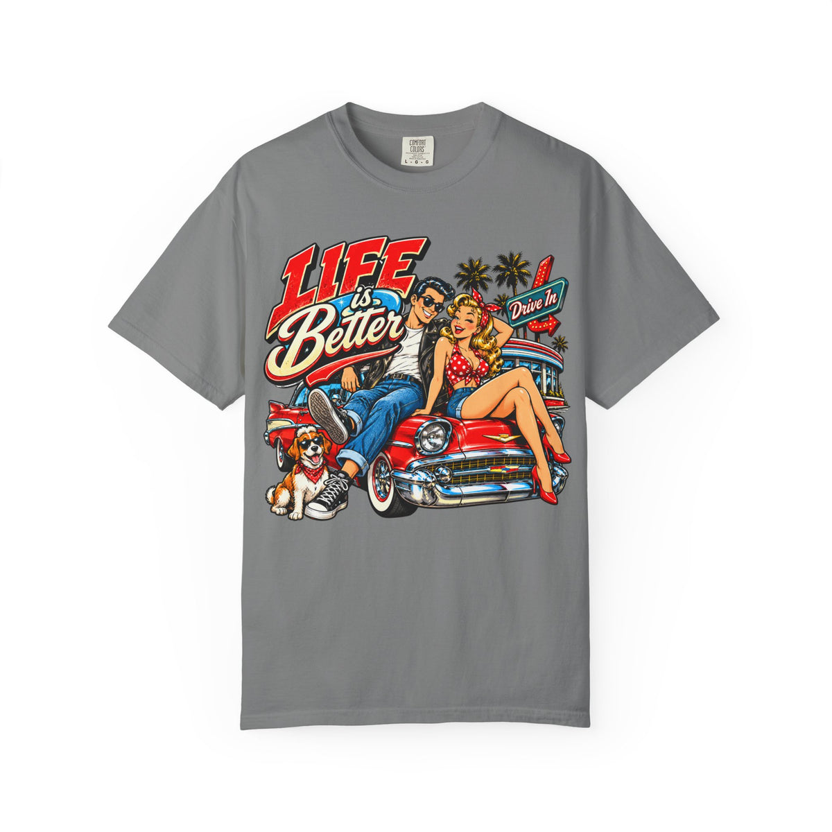 Life Is Better Drive-In Vintage T-Shirt