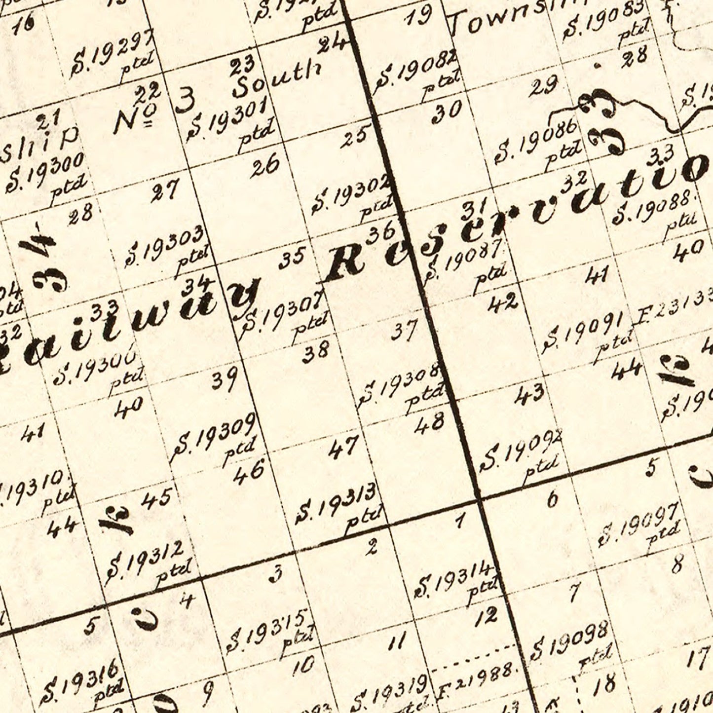 Vintage Map of Glasscock County, Texas 1888