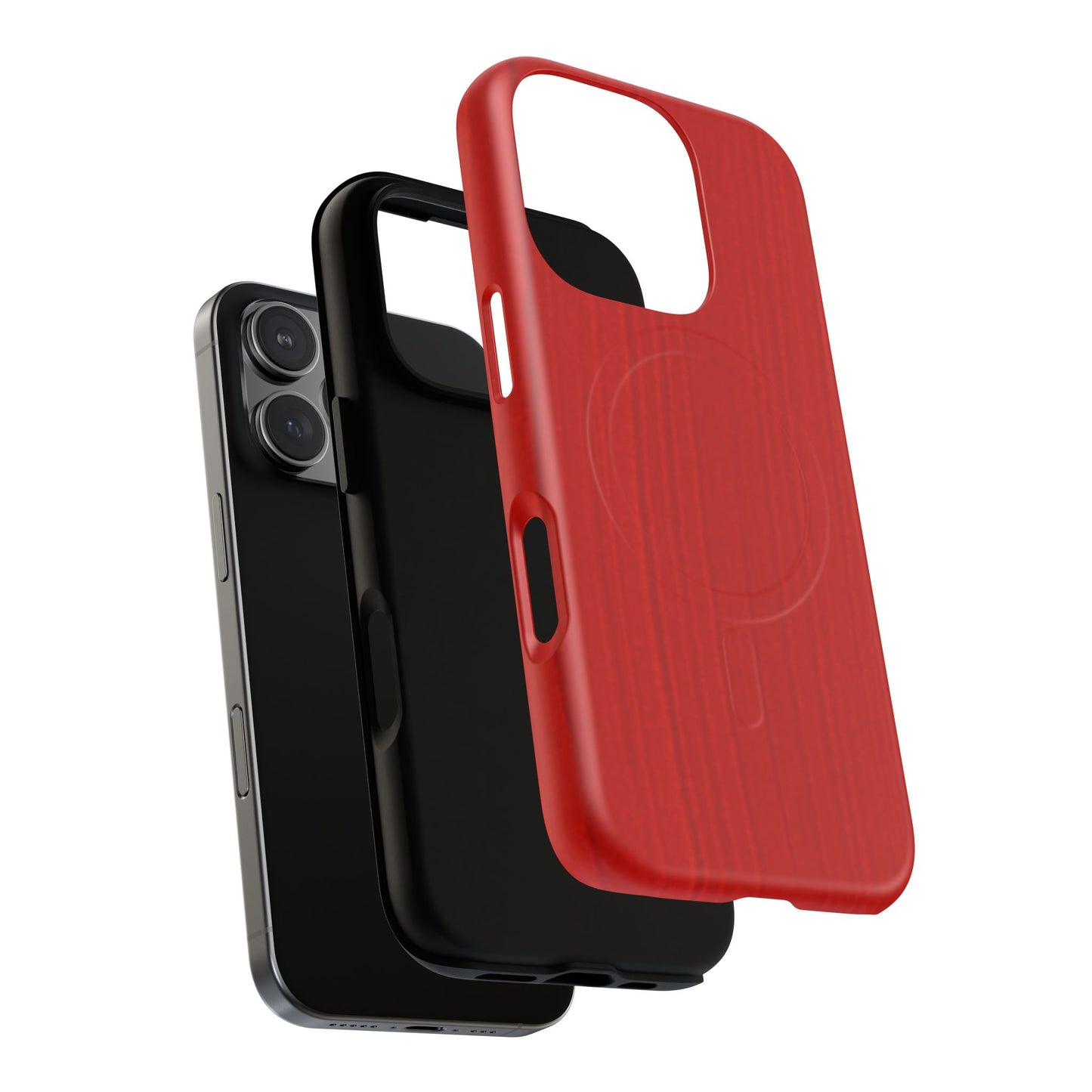 Red Magnetic Phone Case | Tough Magnetic Case, MagSafe Compatible