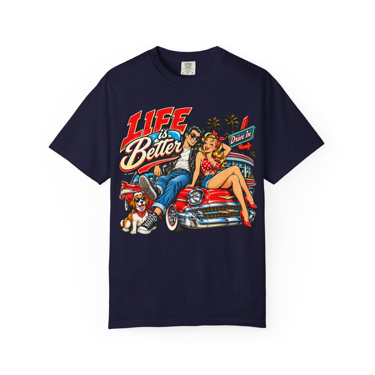 Life Is Better Drive-In Vintage T-Shirt
