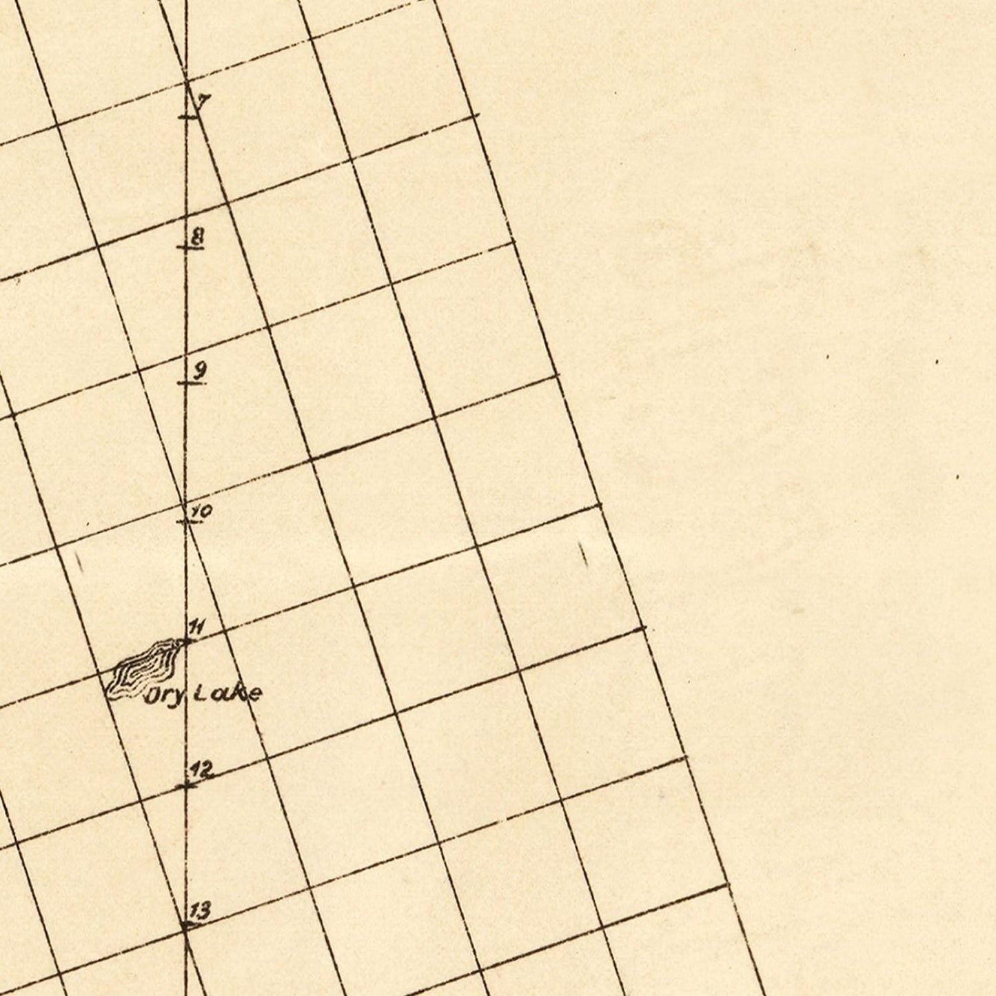 Vintage Map of Winkler County, Texas 1888