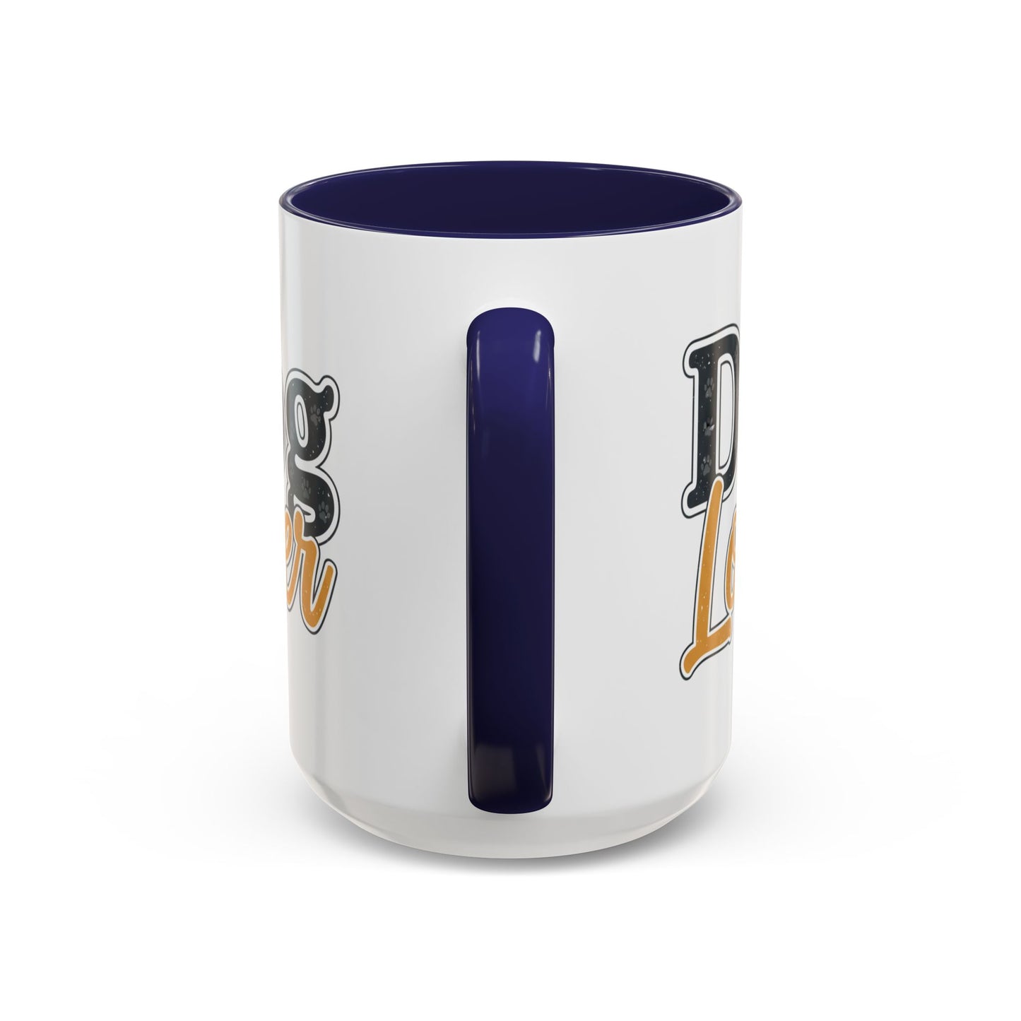 Dog Lover Accent Coffee Mug — 'Dog Lover' 11/15oz Ceramic Mug