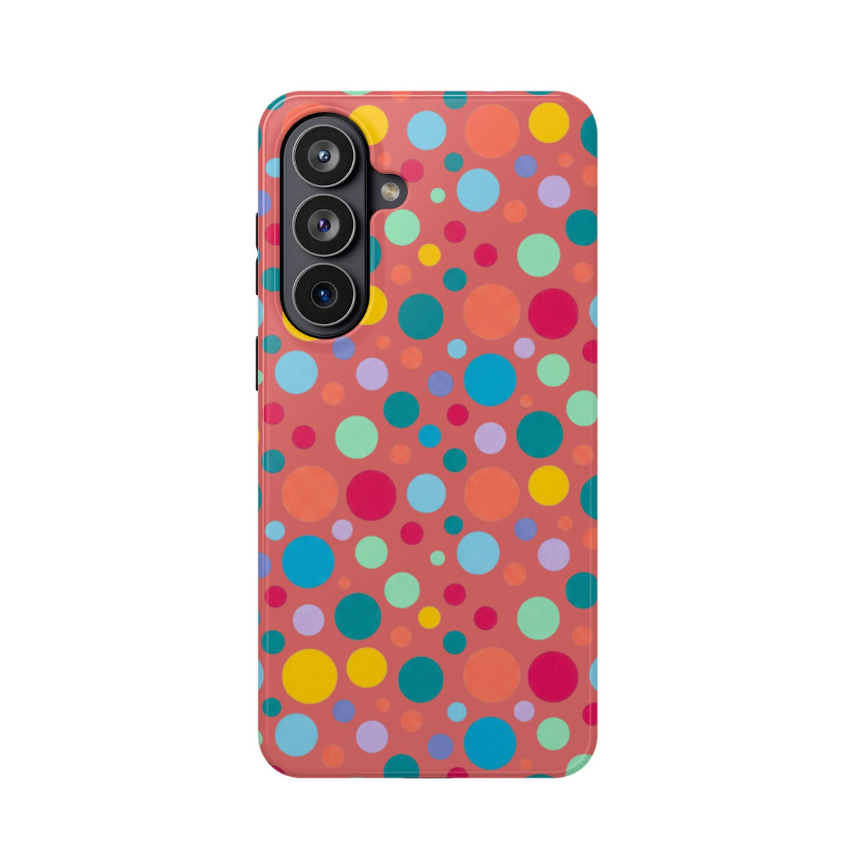 Colorful Polka Dot Magnetic Phone Case — Impact-Resistant, Vibrant Retro Dots