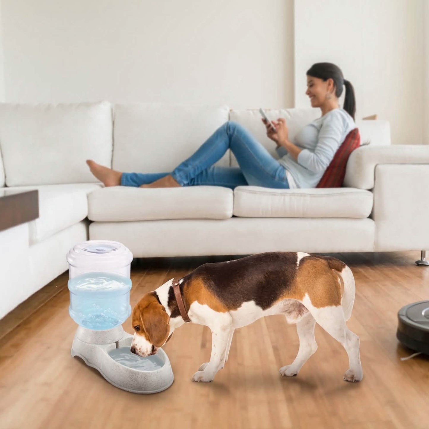 3.5L/1 Gal Pet Water Dispenser Self-Dispensing